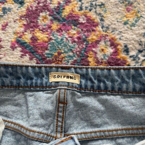 Revolve GRLFRND Sara Distressed high rise straight leg jeans in size 29 - Picture 9 of 12